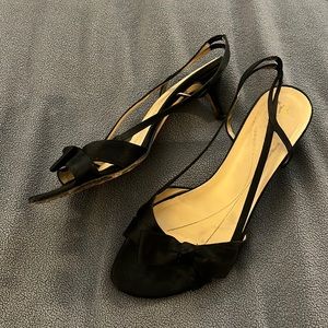 Kate Spade Black Kitten Heels